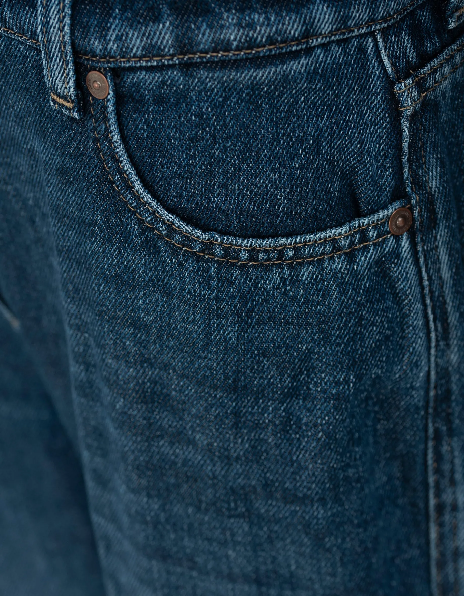 Jeans-Overall im Washed-Out Look