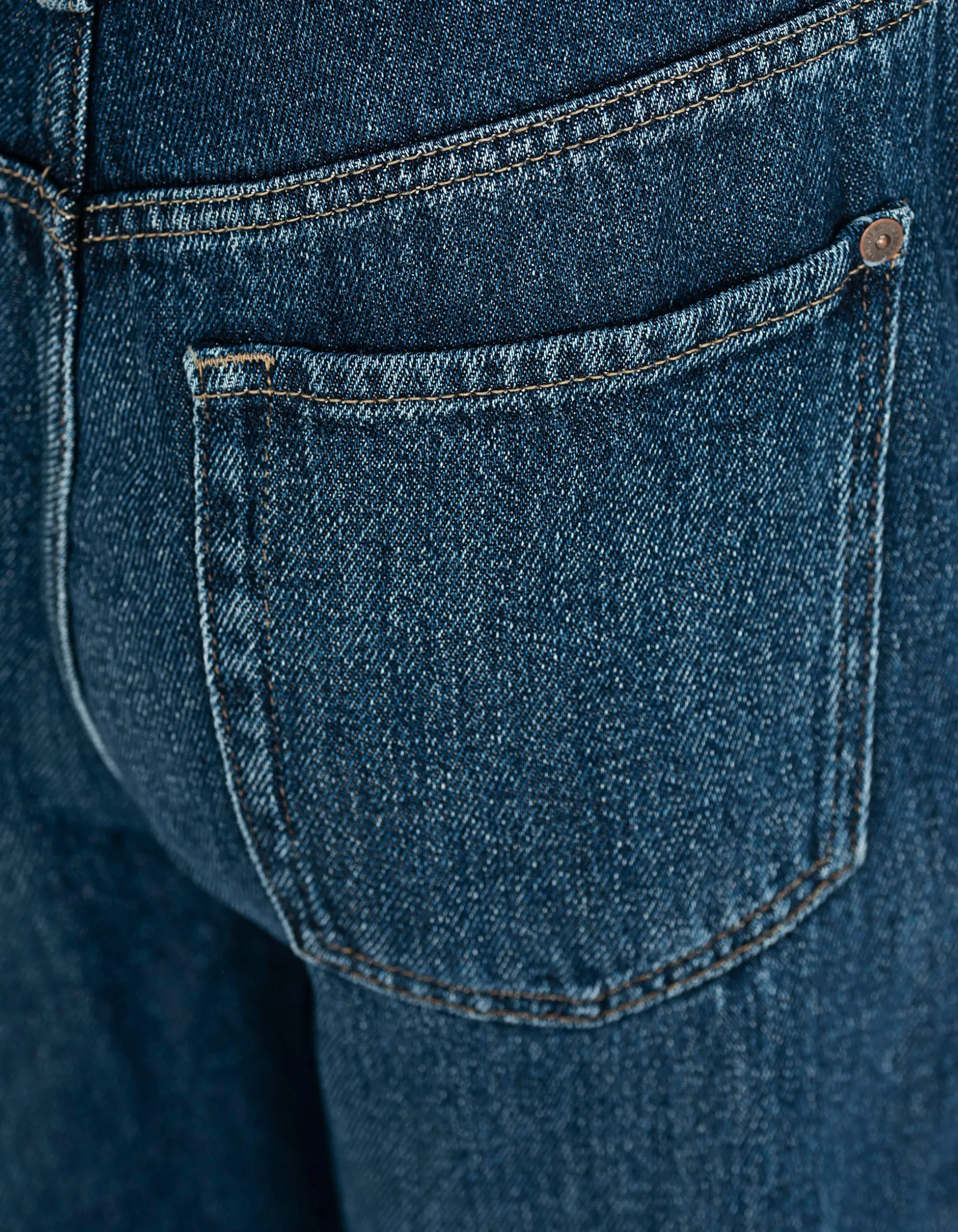 Jeans-Overall im Washed-Out Look