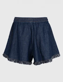 Jeans-Shorts Rhiannon mit Fransen