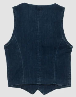 Jeans-Weste