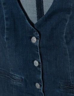 Jeans-Weste