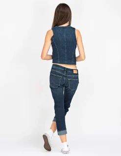 Jeans-Weste