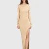 Jersey Maxi-Kleid Ciro mit Schlitz