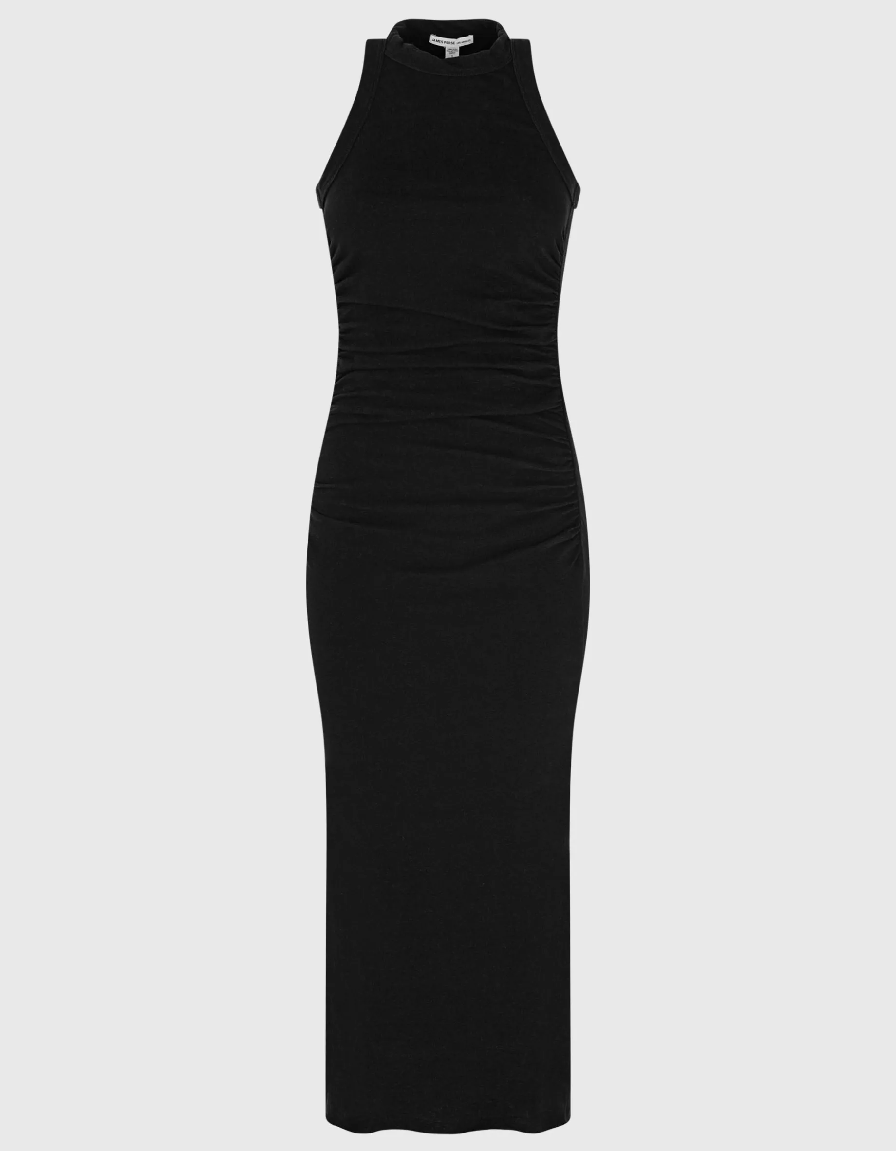 Jersey-Midi-Kleid mit Raffungen