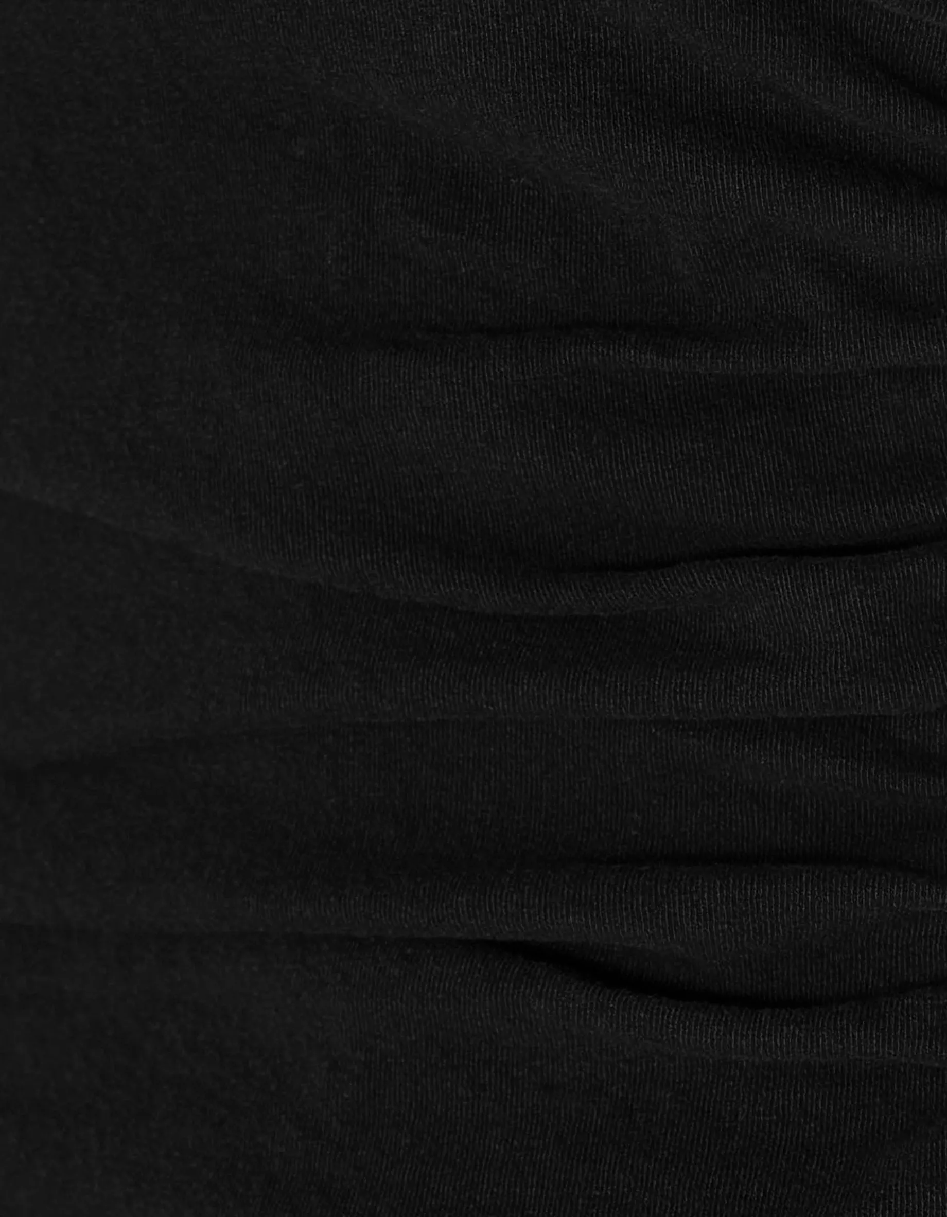 Jersey-Midi-Kleid mit Raffungen