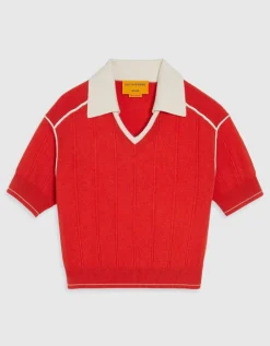 Kaschmir Polo-Shirt Pele