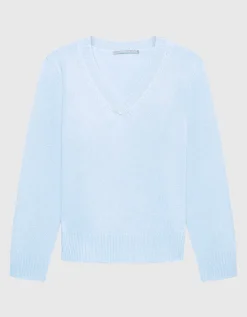 Kaschmir Pullover Cielo mit V-Ausschnitt