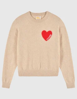 Kaschmir-Pullover mit Rundhalsausschnitt