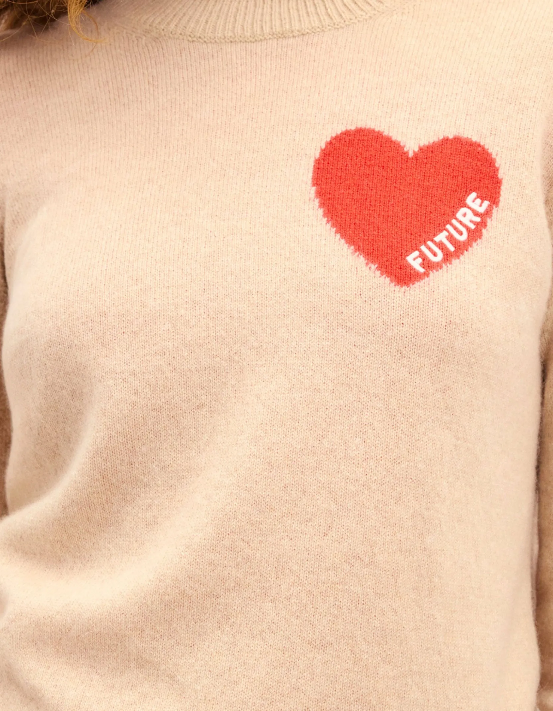 Kaschmir-Pullover mit Rundhalsausschnitt