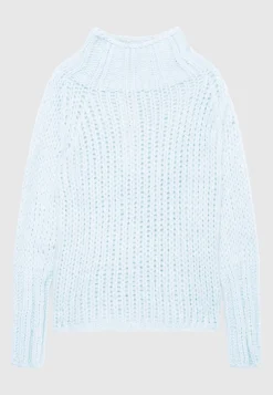 Kaschmir-Pullover mit Stehkragen