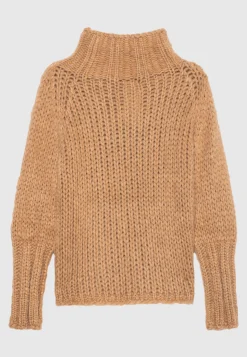 Kaschmir-Pullover mit Stehkragen