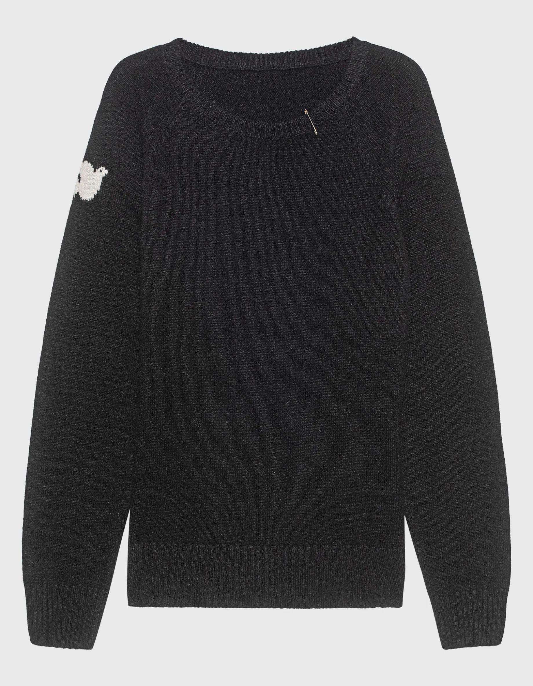 Kaschmir-Pullover mit Wording