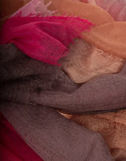 Kaschmir-Schal mit Fransen