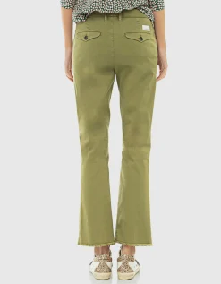 Kick-Flare Hose mit offenem Saum