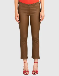 Kick-Flare Lammleder-Hose Lively