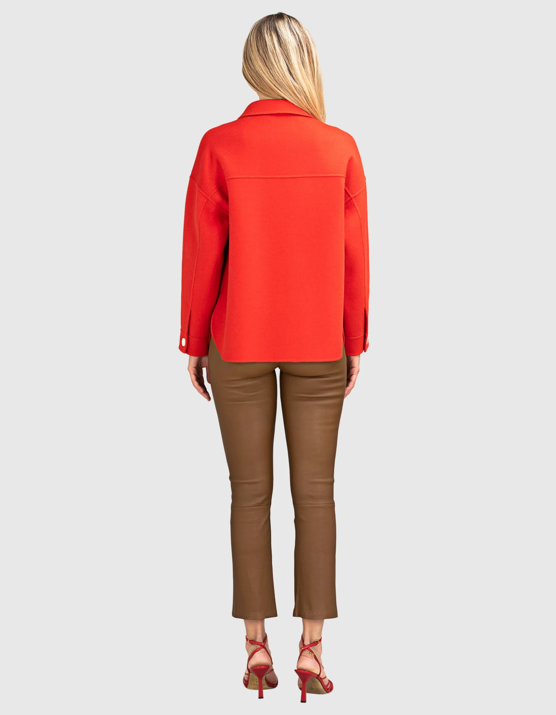 Kick-Flare Lammleder-Hose Lively
