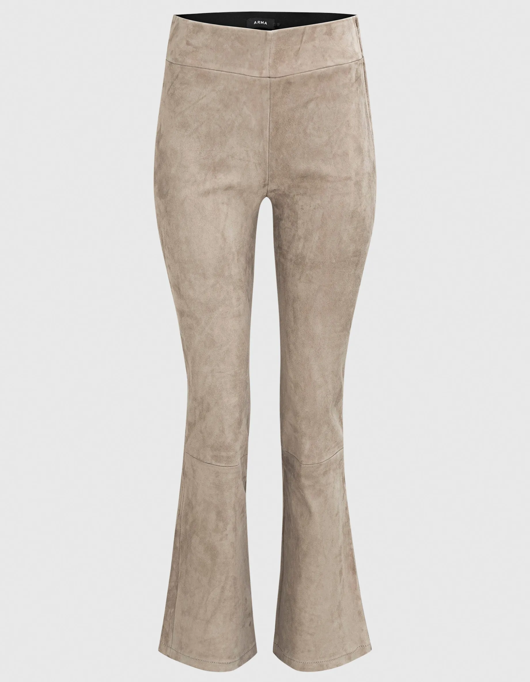 Kick-Flare Veloursleder-Hose Zaragozsa