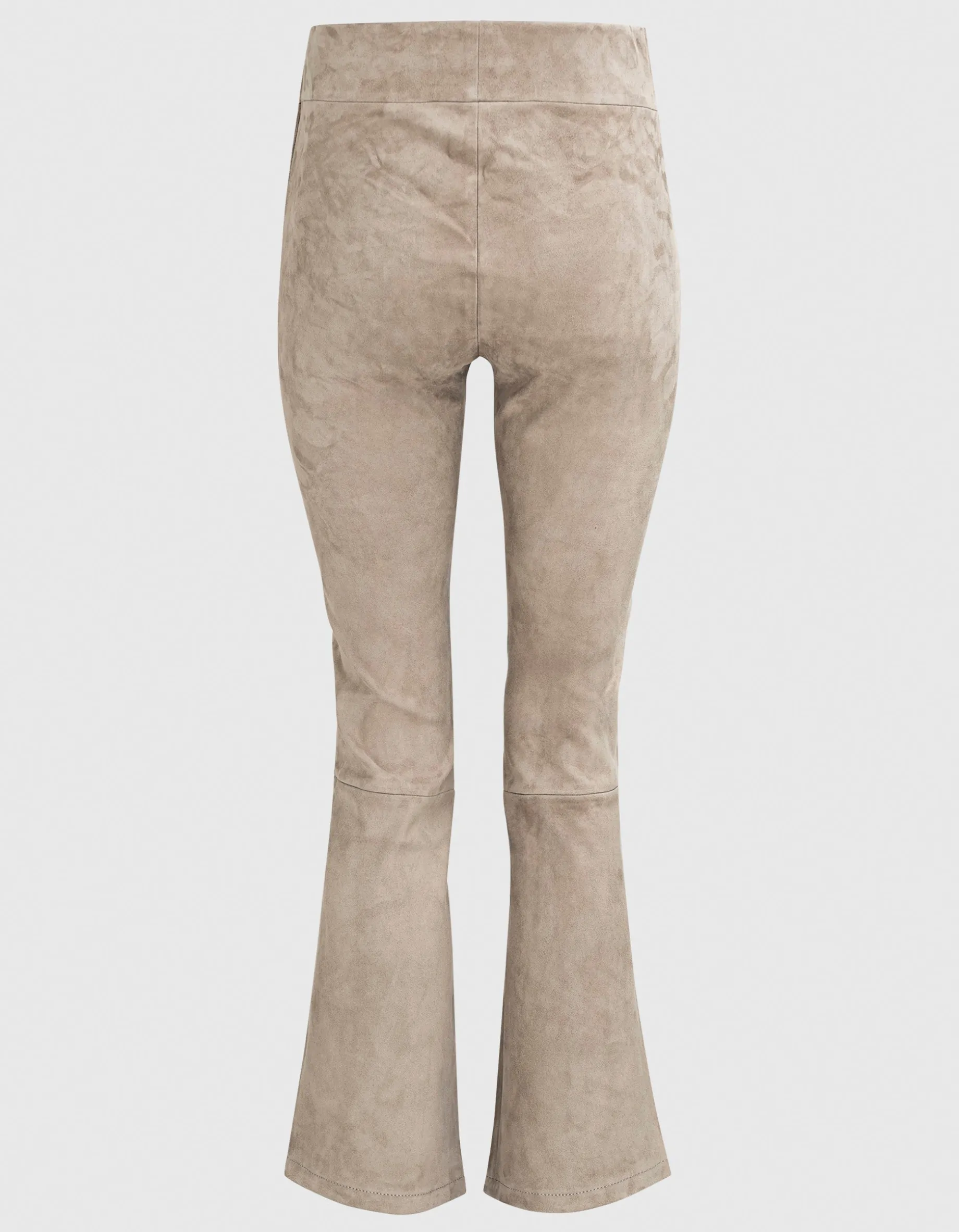 Kick-Flare Veloursleder-Hose Zaragozsa