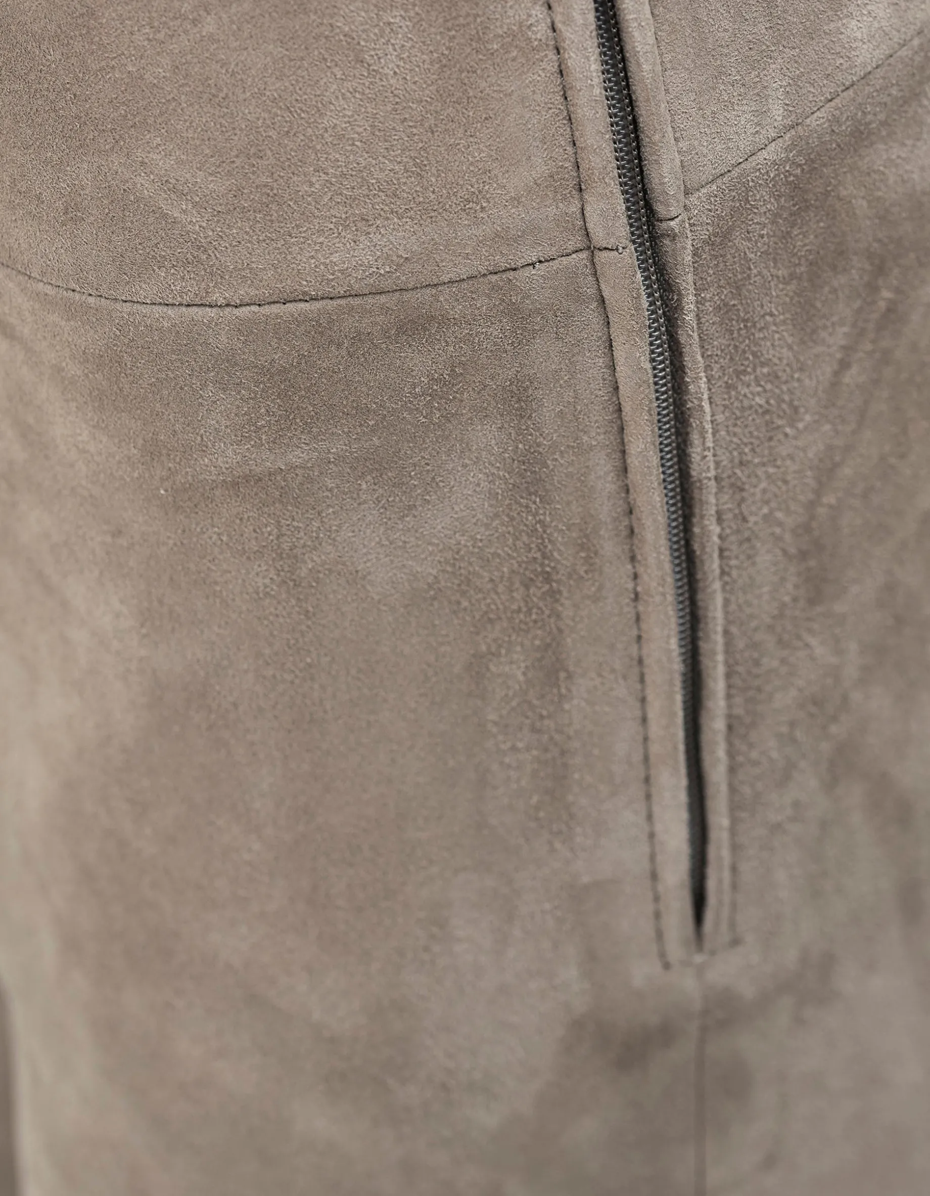 Kick-Flare Veloursleder-Hose Zaragozsa