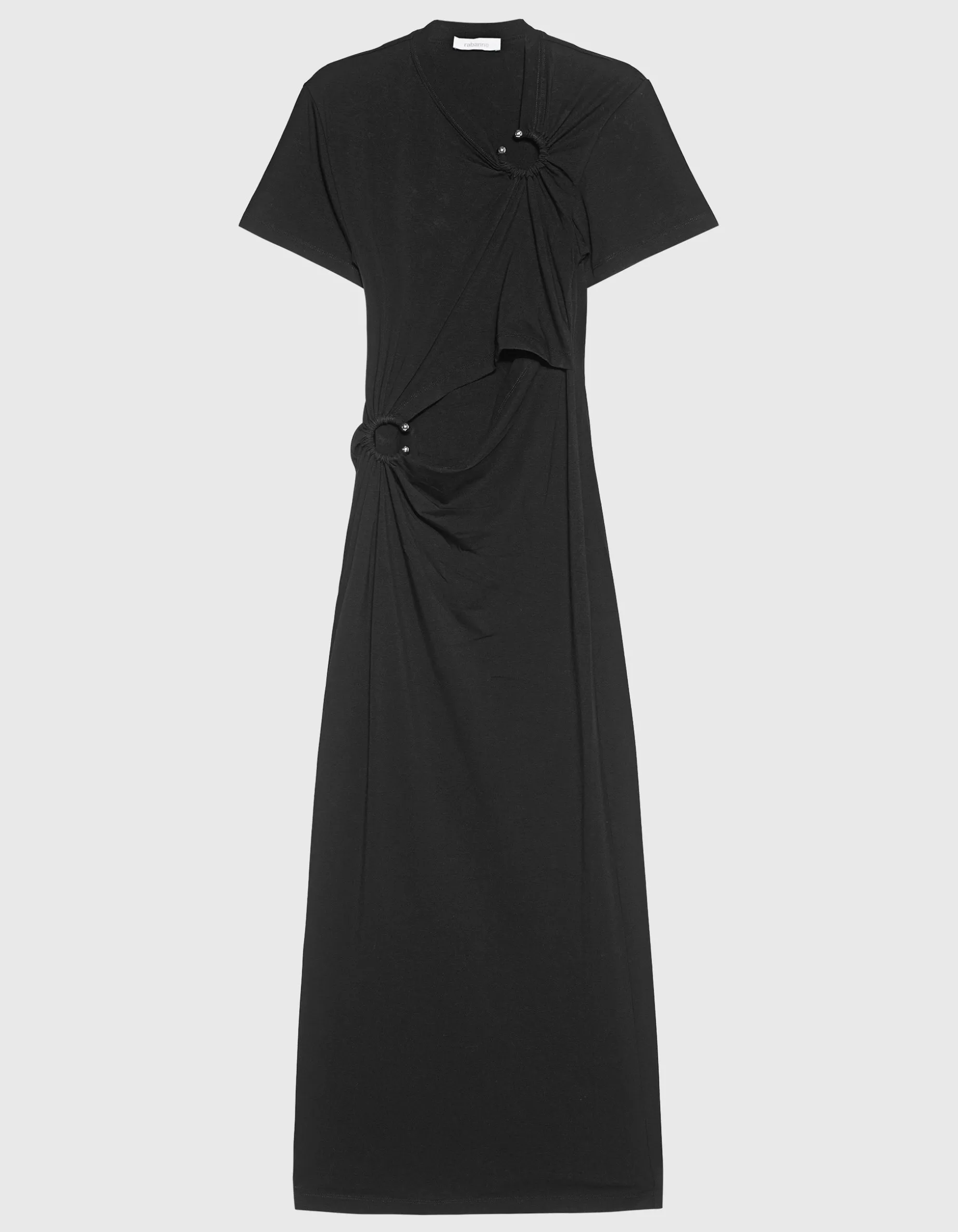 Kleid mit Cut-Outs und Metall-Ringen