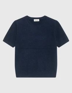 Kurzarm Kaschmir-Pullover