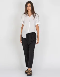 Kurzarm Oversize-Bluse Channing