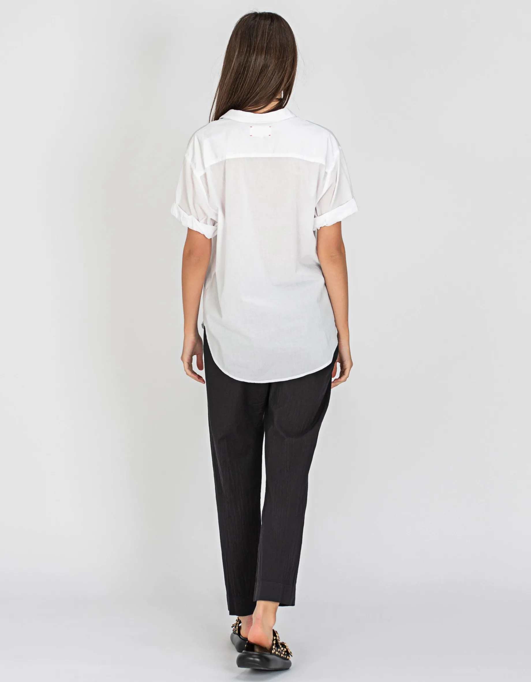 Kurzarm Oversize-Bluse Channing