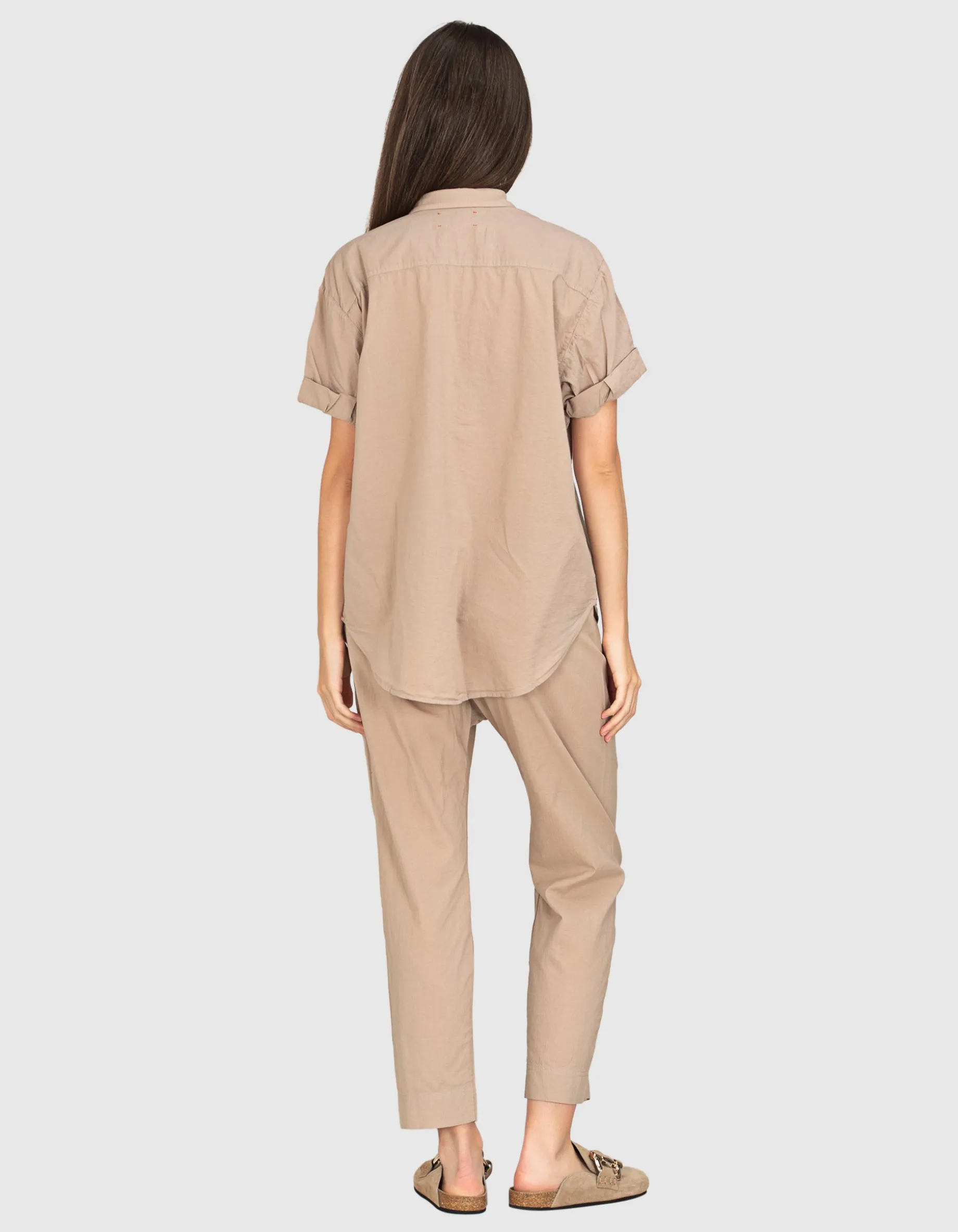 Kurzarm Oversize-Bluse Channing