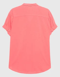 Kurzarm Oversize-Bluse Channing