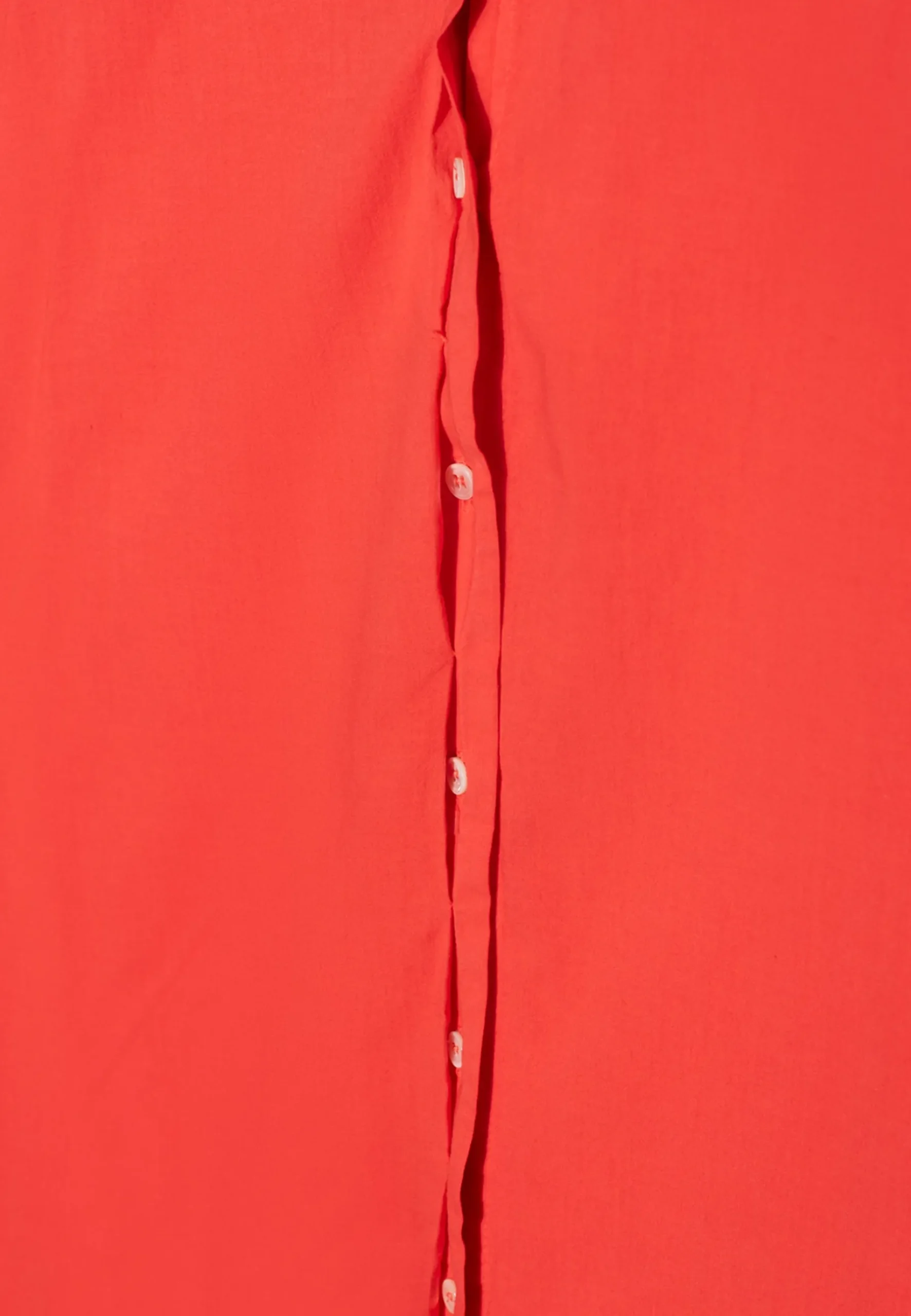Kurzarm-Bluse Channing mit abgerundetem Saum