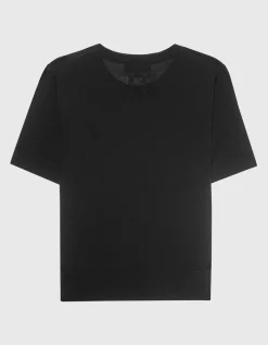 Kurzarm-Feinstrick-Pullover Leilani