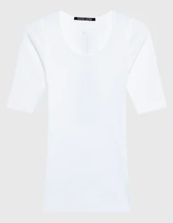 Kurzarm-Shirt mit Rundhalsausschnitt