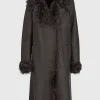 Lammleder-Shearling-Mantel