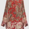 Lange Seiden-Bluse
