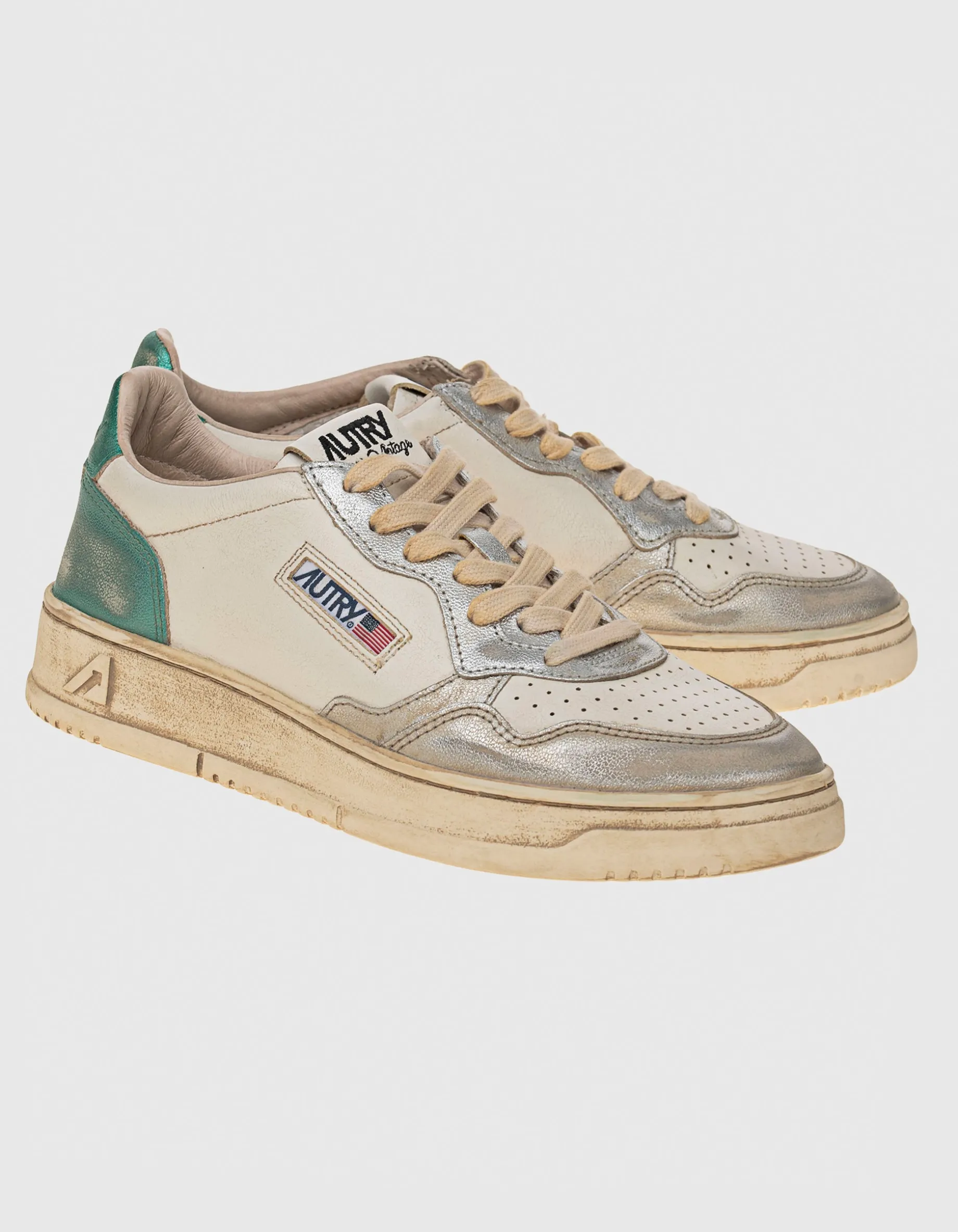 Leder-Sneaker Super Vintage