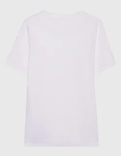 Leinen T-Shirt mit Rundhalsausschnitt