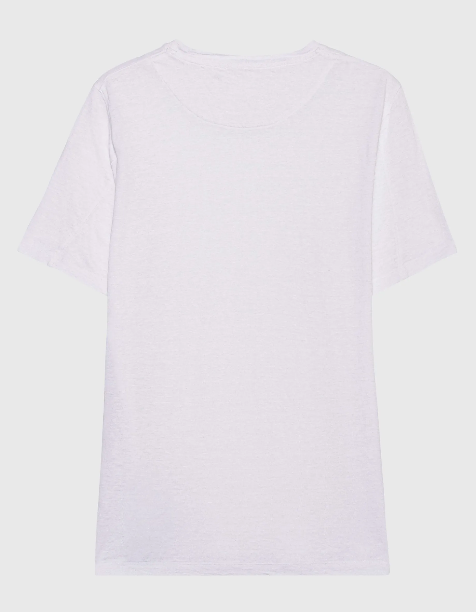 Leinen T-Shirt mit Rundhalsausschnitt