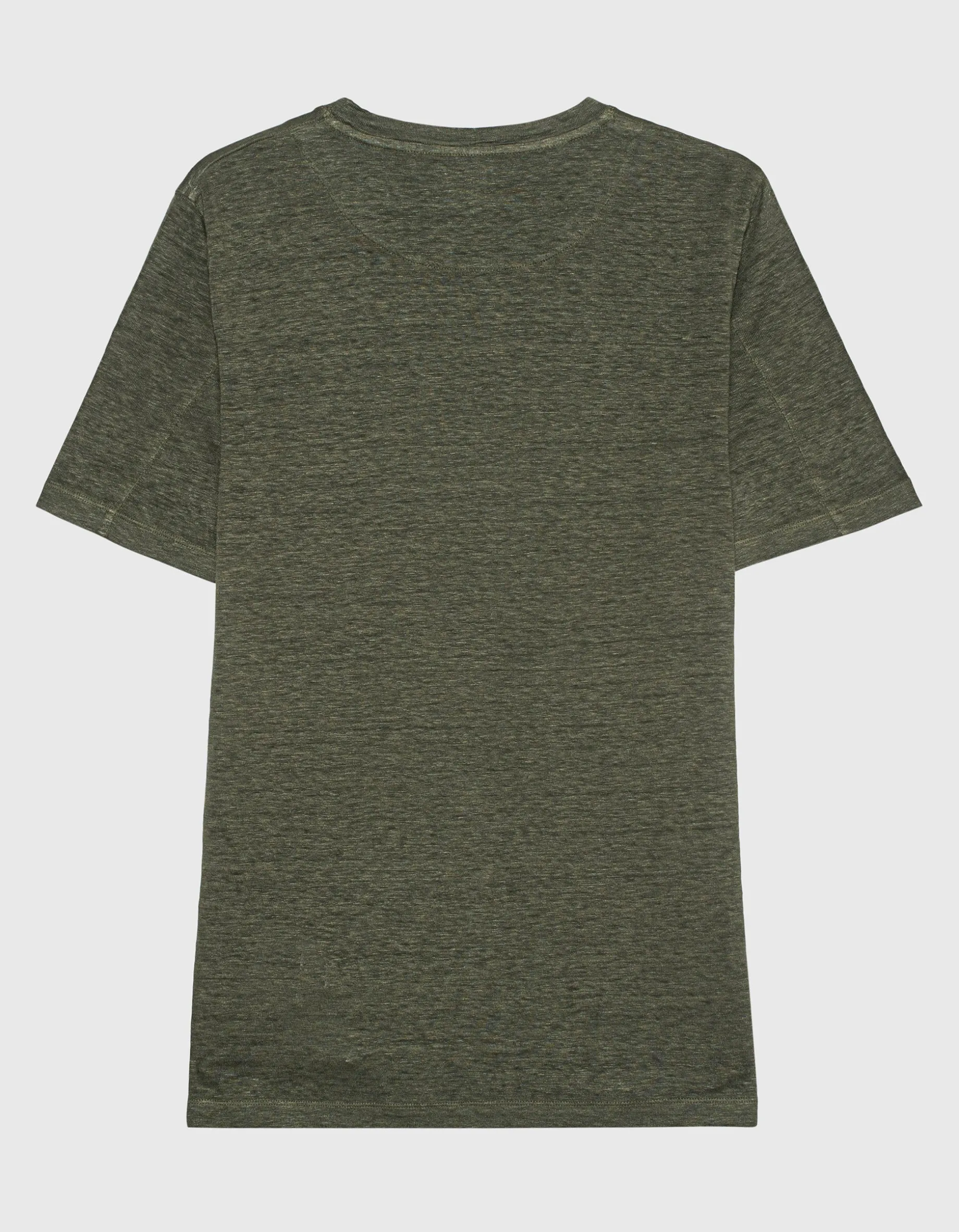 Leinen T-Shirt mit Rundhalsausschnitt
