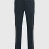 Leinen-Hose mit Eingrifftaschen