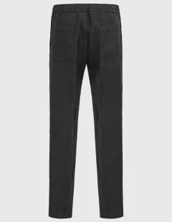 Leinen-Hose mit Eingrifftaschen
