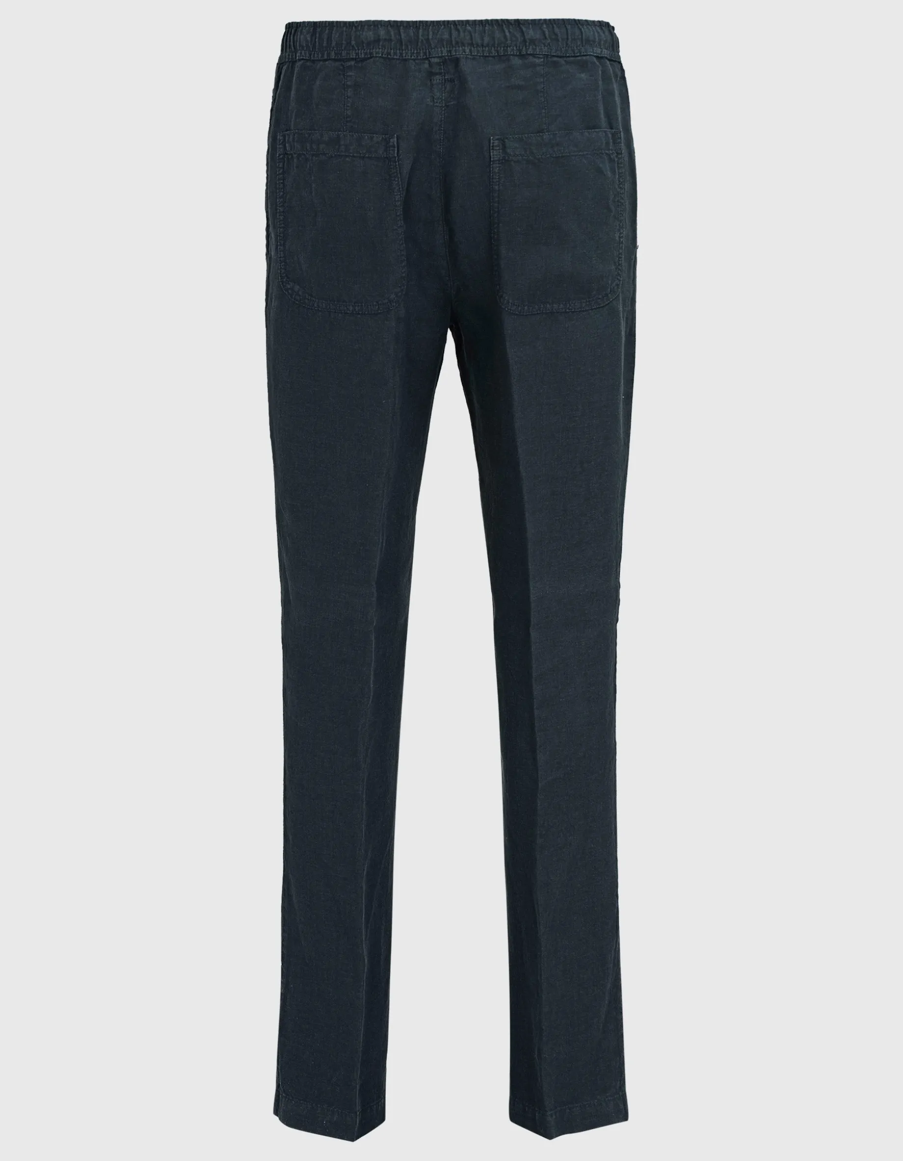 Leinen-Hose mit Eingrifftaschen
