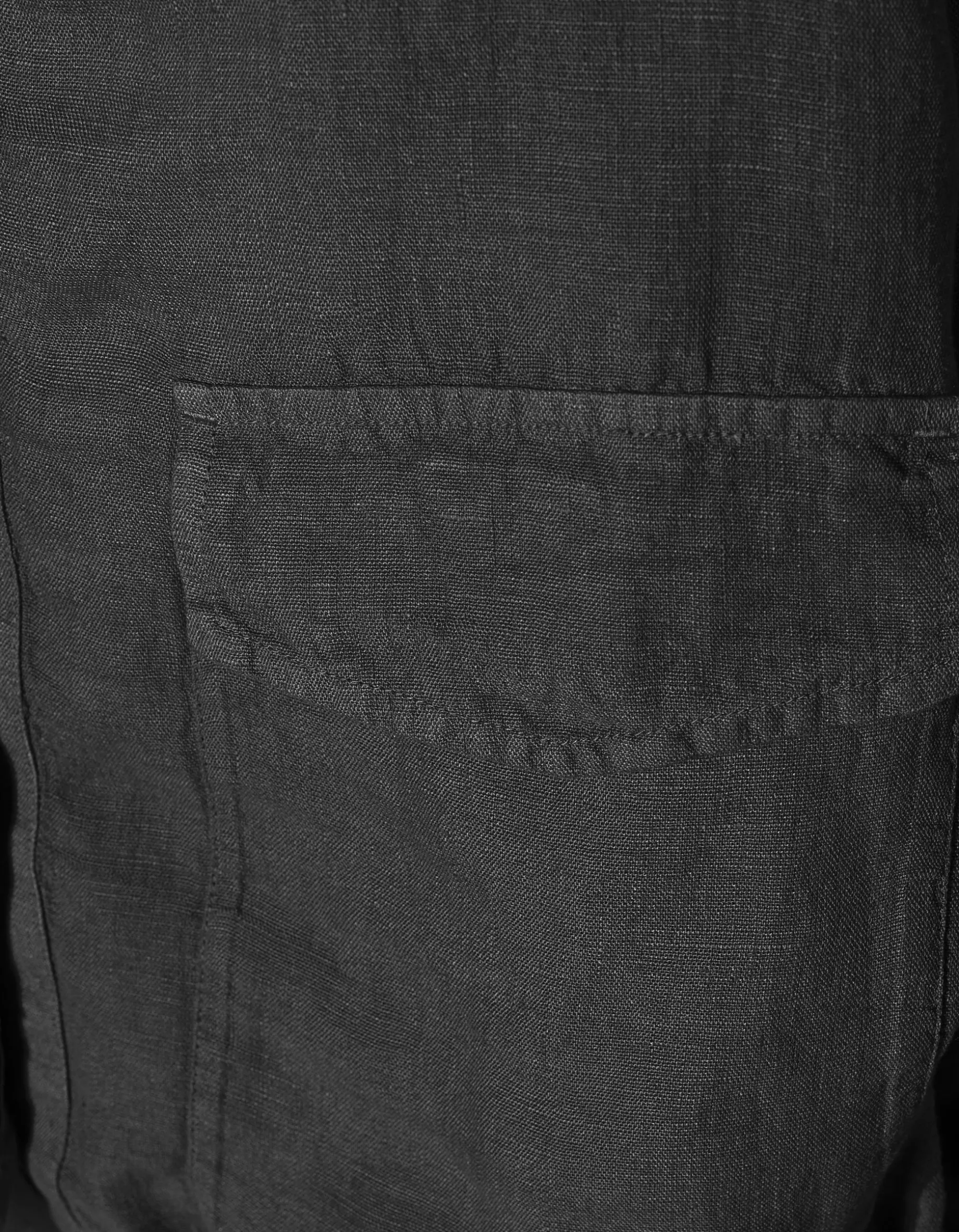 Leinen-Jacke mit Kapuze