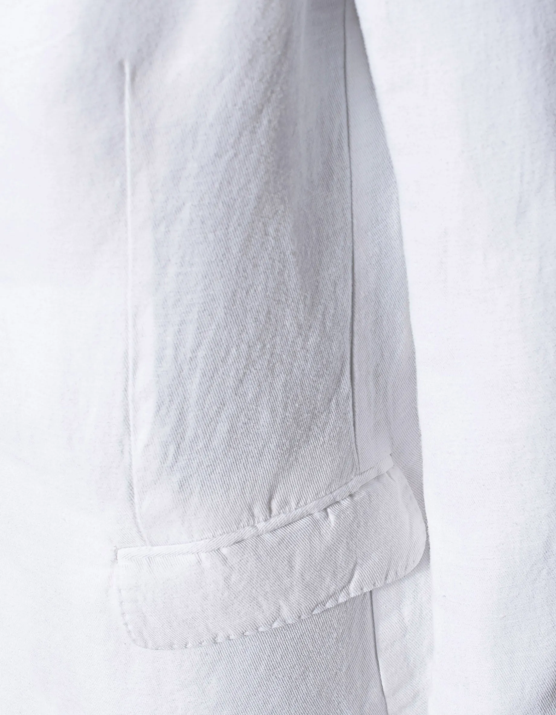 Leinen-Mix Blazer mit Schulterpolstern