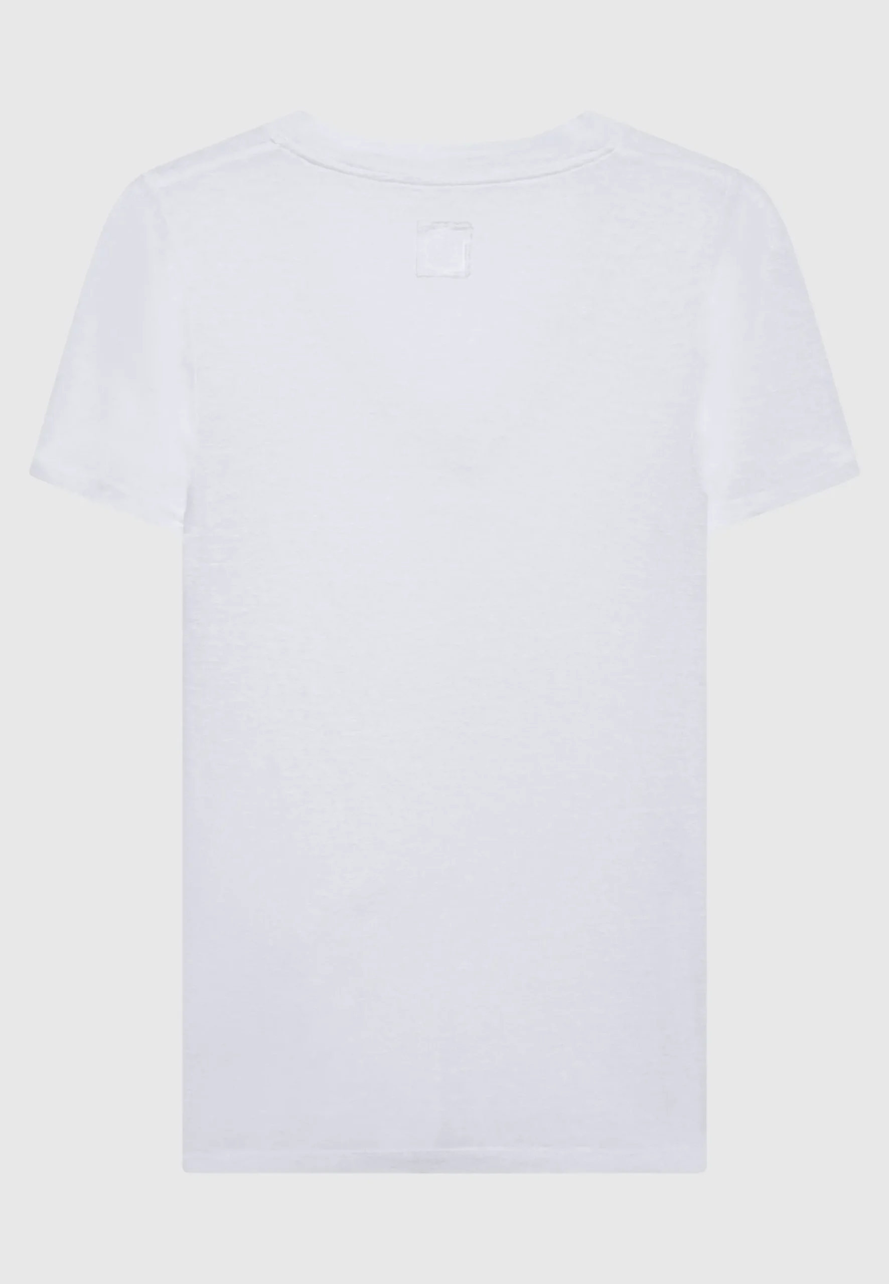 Leinen-Shirt mit V-Ausschnitt