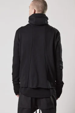 Long-Fit Zipper-Hoodie