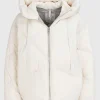 Loose-Fit Daunen Jacke mit Kapuze