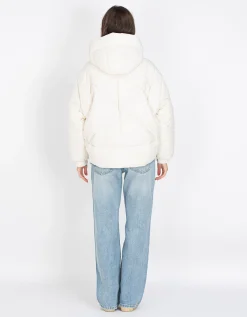 Loose-Fit Daunen Jacke mit Kapuze