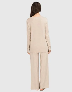 Loose-Fit Feinstrick-Pullover mit Kaschmir-Anteil