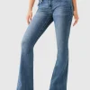 Low-Rise Flare-Leg Jeans Joey