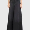 Maxi Jeans Rock
